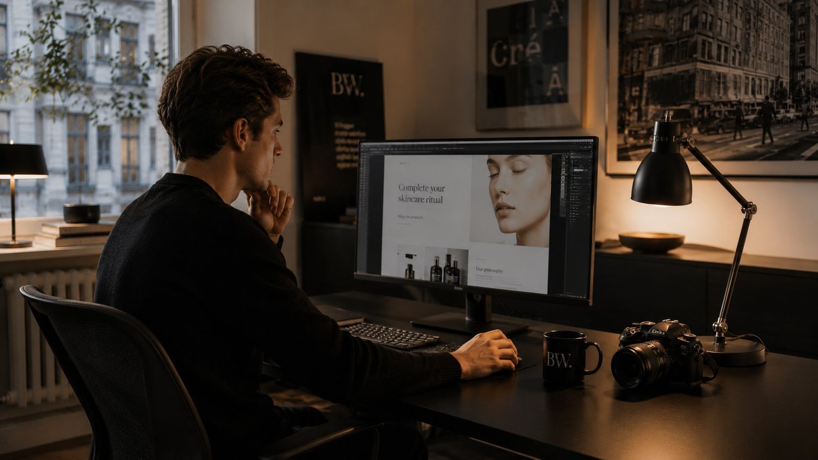 ByteWorks kreativ studio i Göteborg — workspace och designmiljö